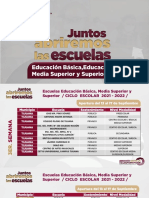 LISTADODEREAPERTURADEESCUELASEDUBASICAMEDIASUPERIORYSUPERIORsemana 3 y 4