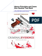 Criminal Evidence Principles and Cases 8th Edition Gardner Test Bank