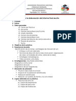 Lineamientos para Elaboracion Del Informe de P.P Ultimo