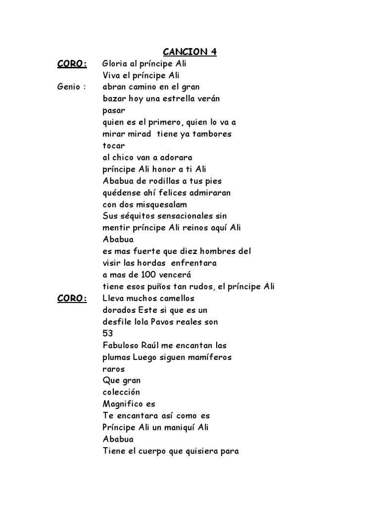 Letra de 