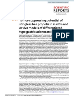 Tumor Suppressing Potential of Stingless Bee Propolis in in Vitro and in Vivo Models of Differentiated Type Gastric Adenocarcinoma - Compressed