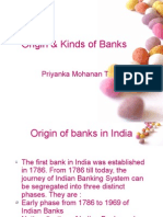 Origin & Kinds of Banks