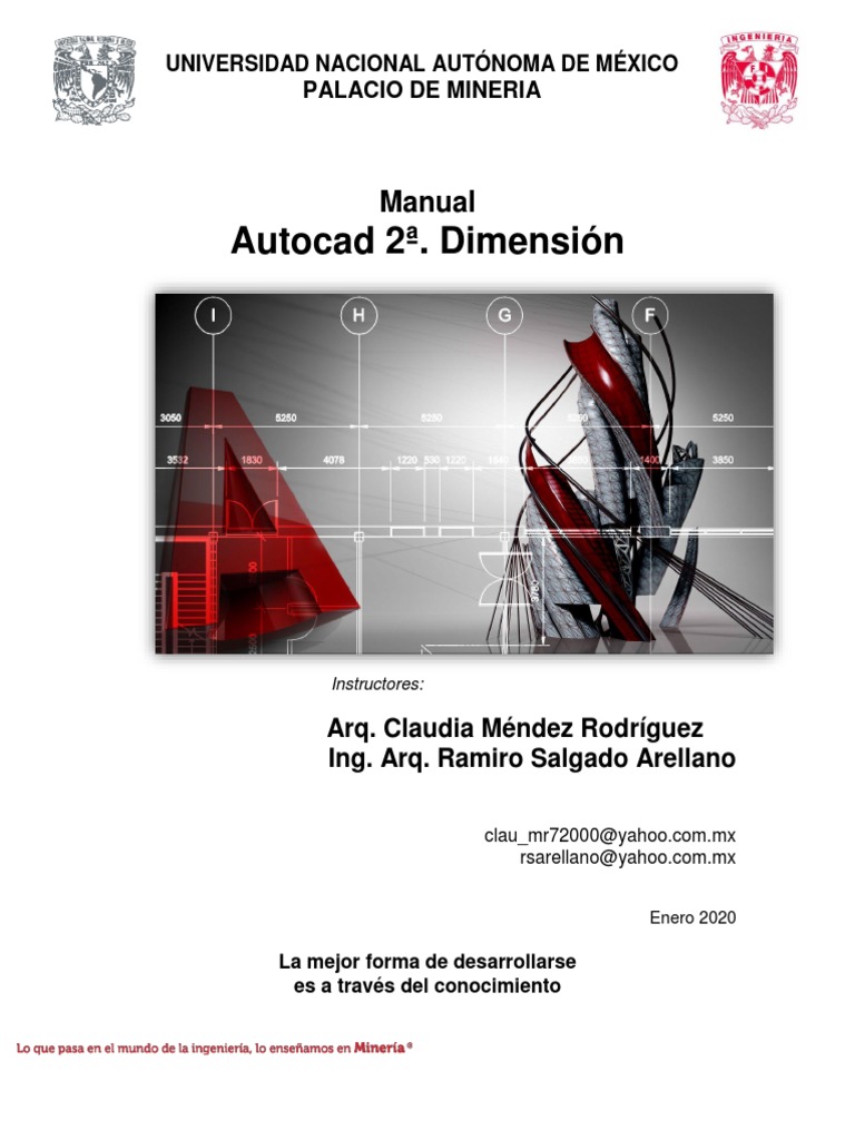 Manual de AutoCAD 2D: Guía Completa | PDF | Cad automático | Archivo de ...