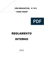 Reglamento Interno IE Juan Ugaz 2023