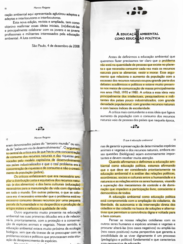 Educação Ambiental como Política | PDF | Ambiente natural | Nações Unidas