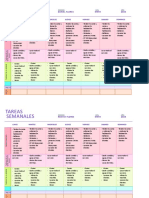 Tareas Semanales Dani y Rena