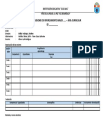 Programaciòn de Sesiones de Reforzamiento