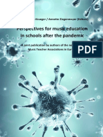 European Network of Music Teachers Associations Joint Publication 2021 Perspectives For Music Education in Schools After The Pandemic