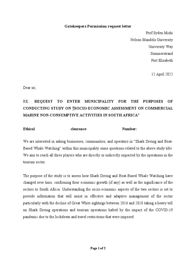 Unisa Research Proposal Example