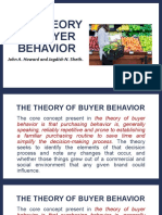 The Theory of Buyer Behavior