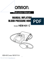 Manual Omron Healthcare HEM-431C