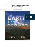 Earth Science 1st Edition Marshak Solutions Manual