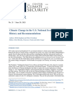 Climate Change in The U S National Security Strategy BRIEFER 21