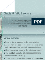 Chapter 8: Virtual Memory: CS 472 Operating Systems Indiana University - Purdue University Fort Wayne