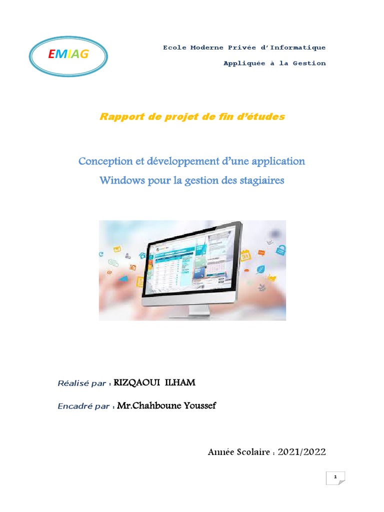 Application de gestion des stagiaires | PDF