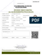 Certificado Único Digital de Antecedentes Policiales: Sistema Ed-1