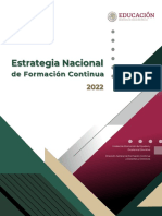 Estrategia Nacional de Formación Contimua 2022