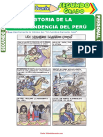 Historia de La Independencia Del Perú para Segundo Grado de Primaria