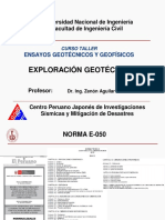 Exploración Geotécnica - Dr. Zenón Aguilar