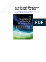 Foundations in Strategic Management 6th Edition Harrison Test Bank