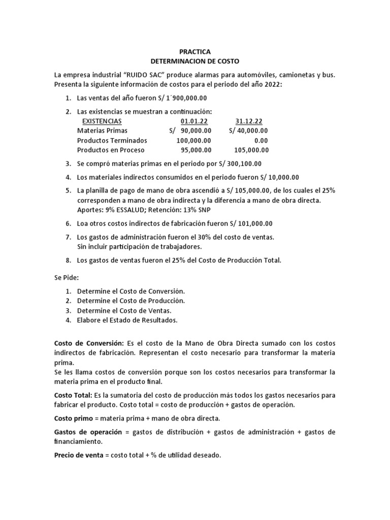 Contabilidad de Costos Ii | PDF | Costo | Contabilidad de costos