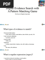 8 1 Evidence Search A Pattern Match Game