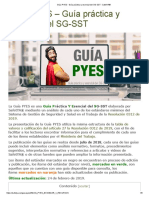 Guía PYES - Guía Práctica y Esencial Del SG-SST - SafetYA®