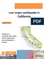 Presentation About California Earthquake