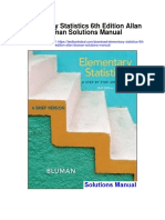 Elementary Statistics 6th Edition Allan Bluman Solutions Manual