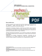 Derechos Humanos y Derecho Internacional Humanitario