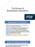 Graces of Eucharistic Adoration