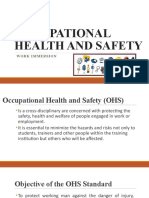Occupational Health and Safety Pan
