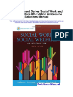 Empowerment Series Social Work and Social Welfare 8th Edition Ambrosino Solutions Manual
