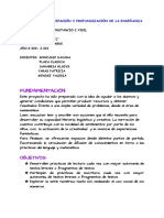 Proyecto de Anticipación y Profundización de La Enseñanza