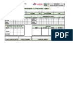 Learners Individual Record Card Excel