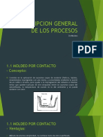 DESCRIPCION GENERAL DE LOS PROCESOS Moldes 1.1 y 1.2