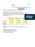 Caso Practico N°2 Administración Cadena de Suministros - Metodo Vogel y Optimización de Ruta