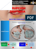 Semana 14 - Erupcion Dentaria