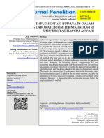 Analisis Implementasi Budaya 5S Dalam Penataan Lab