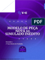 Repescagem - Modelo de Peça Nota 10 - Simulado 01