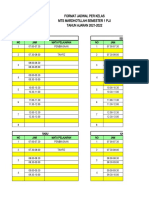 Format Jadwal Kelas