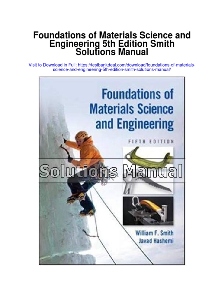 Foundations of Materials Science and Engineering 5th Edition Smith