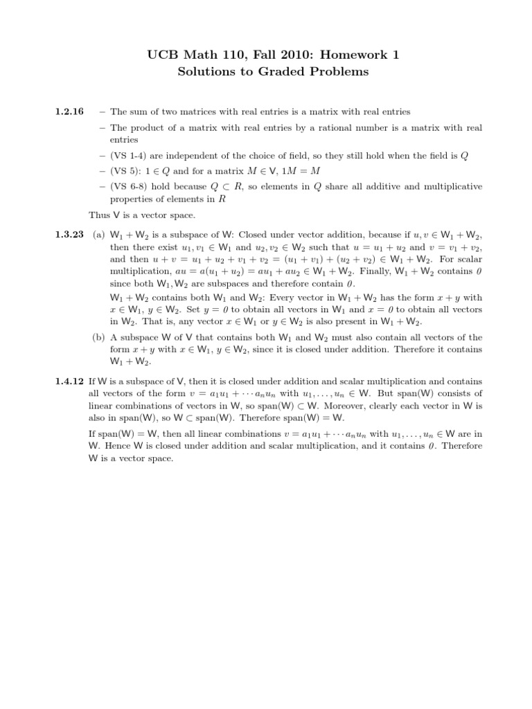 MAT 240 Assignment 5-3 Solutions | PDF
