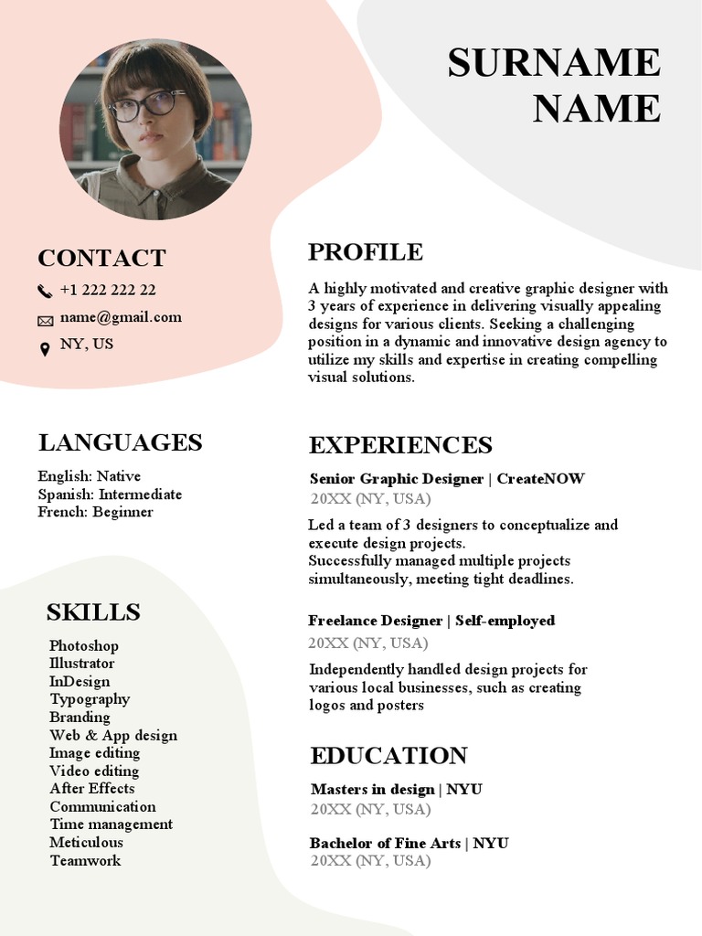 239 Graphic Designer Resume | PDF | Graphic Design | Résumé