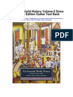 Essential World History Volume II Since 1500 7th Edition Duiker Test Bank
