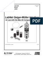 LabNet Geiger-Müller Interface for use with the Mac 65 Computer Interface