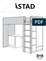Smastad Loft Bed Frame Desk and Storage White AA 2227988 5 100