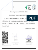 Plan de Contingencias para Establecimientos Educativos