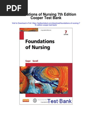 Foundations of Nursing 7th Edition Cooper Test Bank