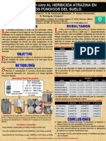 Cartel. Sensibilidad in Vitro Al Herbicida Atrazina en Aislados Fúngicos de Suelo.